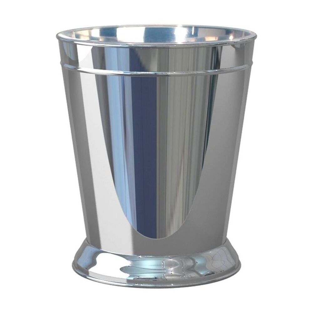 Decorative Bathroom Wastebasket Stainless Steel - 11" High 6L Capacity